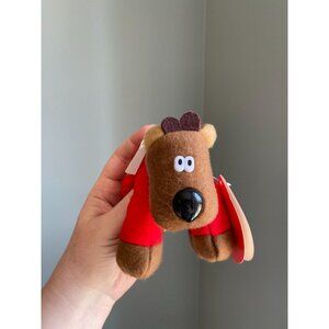 Vintage Hallmark Randy Reindeer Plush 4 Inch Rodney Stuffed Christmas Animal Toy